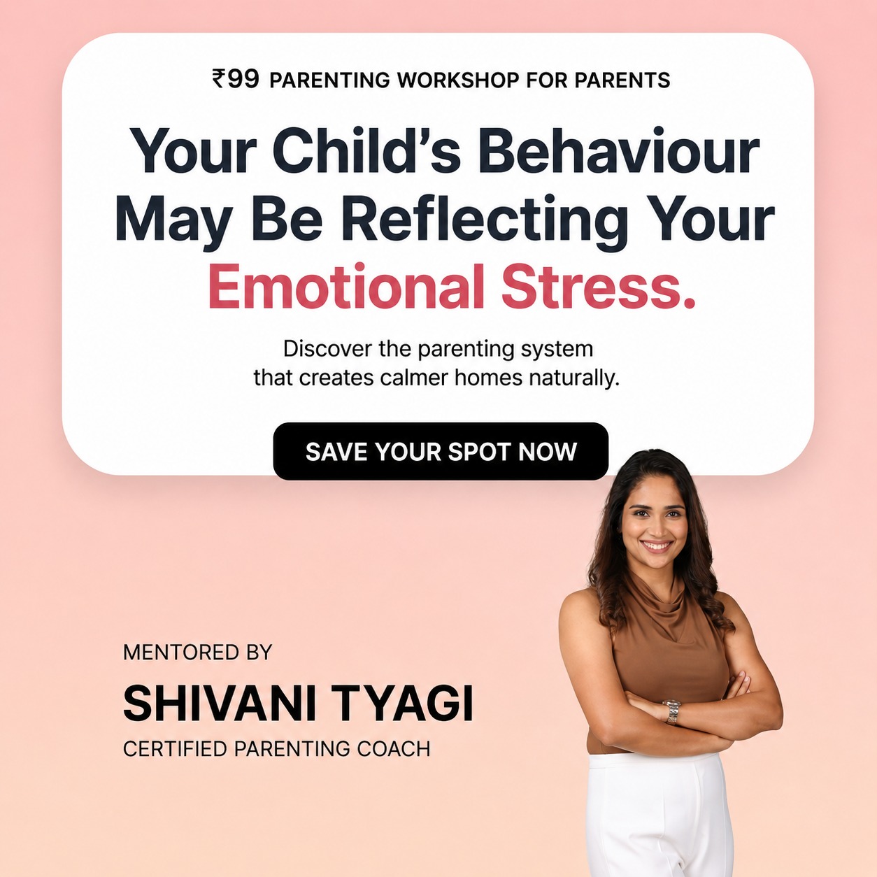 Child behaviour workshop creative
